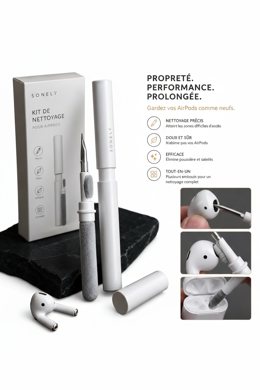 Kit de nettoyage AirPods Sonely